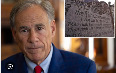 Abbott Signs Bill Into Law Requiring Ten Commandments in Public School Classrooms